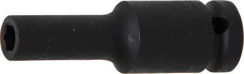 BGS Kraft-Steckschlüssel-Einsatz Sechskant, tief | Antrieb Innenvierkant 12,5 mm (1/2