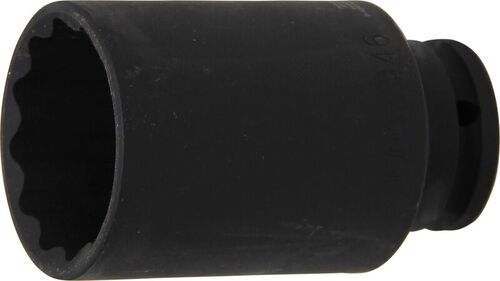 BGS Kraft-Steckschlüssel-Einsatz Zwölfkant | Antrieb Innenvierkant 12,5 mm (1/2