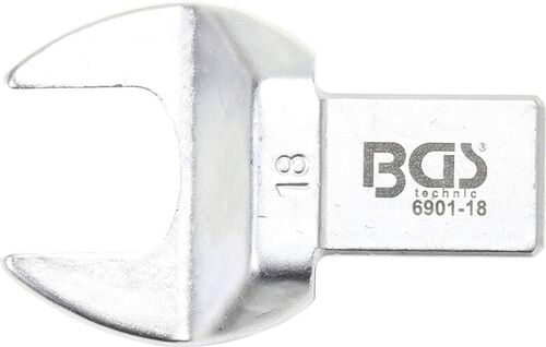 BGS Einsteck-Maulschlüssel | 18 mm | Aufnahme 14 x 18 mm 6901-18 