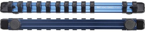 BGS Halteschiene für 12 Steckschlüssel-Einsätze | magnetisch | für Antrieb 10 mm (3/8