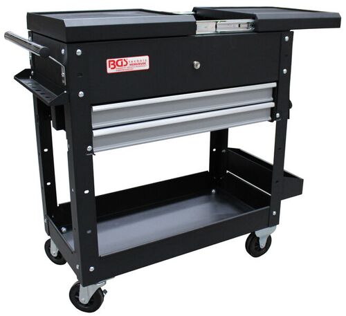 BGS Werkstattwagen | 2 Schubladen | Horizontal-Doppelauszug | leer 4105 
