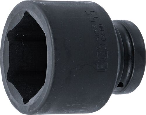 BGS Kraft-Steckschlüssel-Einsatz Sechskant | Antrieb Innenvierkant 25 mm (1