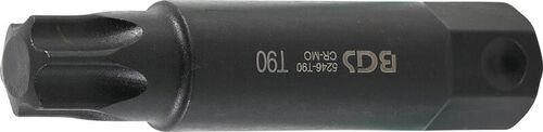 BGS Bit | Länge 100 mm | Antrieb Außensechskant 22 mm | T-Profil (für Torx) T90 5246-T90 