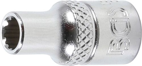 BGS Steckschlüssel-Einsatz Zwölfkant | Antrieb Innenvierkant 6,3 mm (1/4