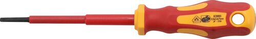 BGS VDE-Schraubendreher | Schlitz 3 mm | Klingenlänge 75 mm 4925 