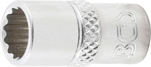 BGS Steckschlüssel-Einsatz Zwölfkant | Antrieb Innenvierkant 6,3 mm (1/4