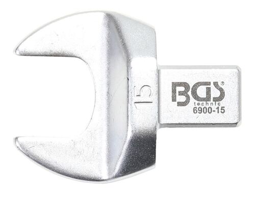 BGS Einsteck-Maulschlüssel | 15 mm | Aufnahme 9 x 12 mm 6900-15 