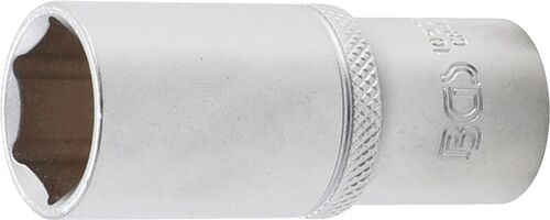BGS Steckschlüssel-Einsatz Sechskant, tief | Antrieb Innenvierkant 10 mm (3/8