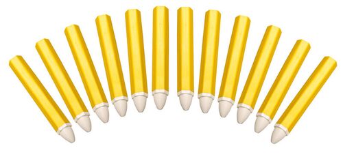 BGS Fettsignierstifte | weiß | 12 Stück 8822 