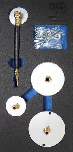 BGS Werkstattwageneinlage 1/3: Adapter-Satz für Druckluft-Bremsenentlüfter | 4-tlg. 9152 