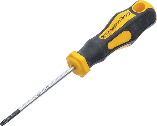 BGS Schraubendreher | T-Profil (für Torx) T10 | Klingenlänge 60 mm 7844-T10 