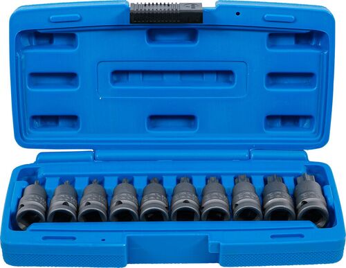 BGS Kraft-Bit-Einsatz-Satz | Antrieb Innenvierkant 12,5 mm (1/2