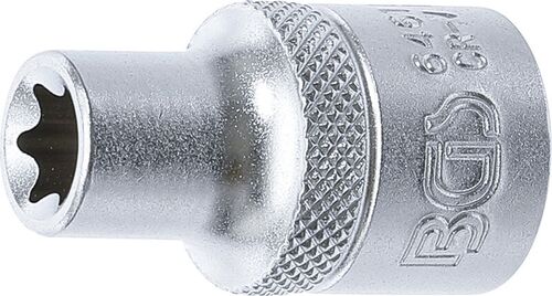 BGS Steckschlüssel-Einsatz E-Profil | Antrieb Innenvierkant 12,5 mm (1/2