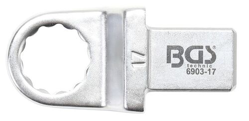 BGS Einsteck-Ringschlüssel | 17 mm | Aufnahme 14 x 18 mm 6903-17 