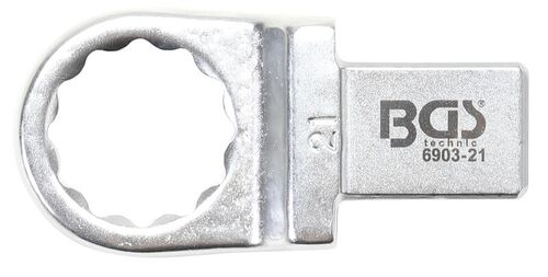 BGS Einsteck-Ringschlüssel | 21 mm | Aufnahme 14 x 18 mm 6903-21 