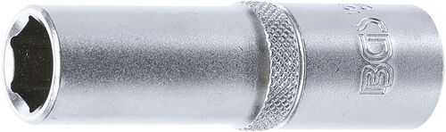 BGS Steckschlüssel-Einsatz Sechskant, tief | Antrieb Innenvierkant 12,5 mm (1/2