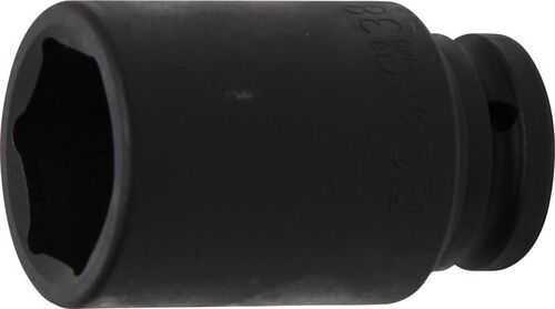 BGS Kraft-Steckschlüssel-Einsatz Sechskant, tief | Antrieb Innenvierkant 20 mm (3/4
