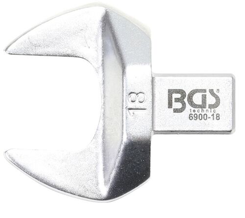 BGS Einsteck-Maulschlüssel | 18 mm | Aufnahme 9 x 12 mm 6900-18 
