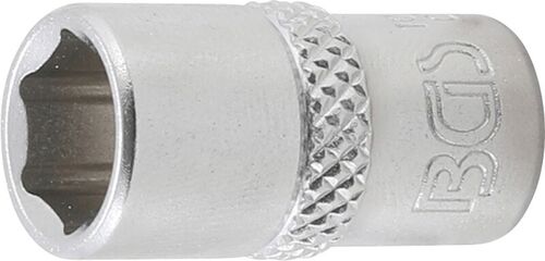 BGS Steckschlüssel-Einsatz Sechskant | Antrieb Innenvierkant 6,3 mm (1/4