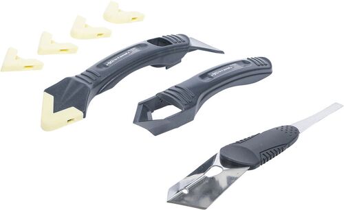 BGS Silikon-Fugenentferner und Spachtel-Satz | 8-tlg. 85200 