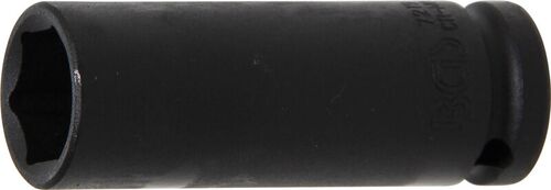 BGS Kraft-Steckschlüssel-Einsatz Sechskant, tief | Antrieb Innenvierkant 12,5 mm (1/2
