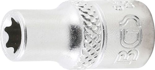 BGS Steckschlüssel-Einsatz E-Profil | Antrieb Innenvierkant 6,3 mm (1/4