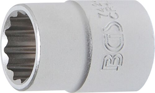 BGS Steckschlüssel-Einsatz Zwölfkant | Antrieb Innenvierkant 20 mm (3/4