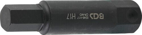 BGS Bit | Länge 100 mm | Antrieb Außensechskant 22 mm | Innensechskant 17 mm 5246-H17 