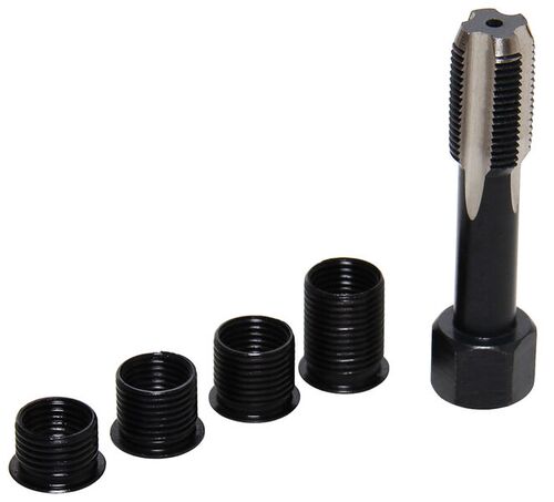 BGS Reparatursatz für Zündkerzengewinde | M12 x 1,25 mm | 5-tlg. 166 