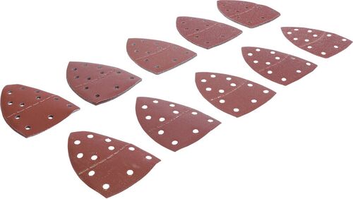 BGS Schleifblatt-Satz für Multischleifer | 145 x 100 mm | K 40 - 400 | 25-tlg. 80819 
