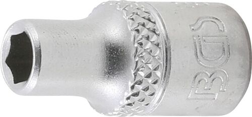 BGS Steckschlüssel-Einsatz Sechskant | Antrieb Innenvierkant 6,3 mm (1/4