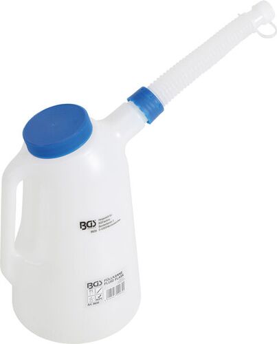 BGS Füllkanne mit flexiblem Ausgussstutzen und Deckel | 2 l 9939 
