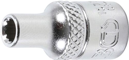 BGS Steckschlüssel-Einsatz Zwölfkant | Antrieb Innenvierkant 6,3 mm (1/4