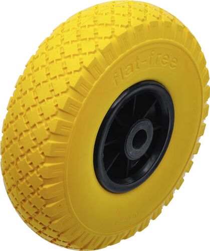 BGS Rad für Sackkarren/Bollerwagen | PU, gelb/schwarz | 260 mm 80652 