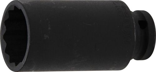 BGS Kraft-Steckschlüssel-Einsatz Zwölfkant | Antrieb Innenvierkant 12,5 mm (1/2
