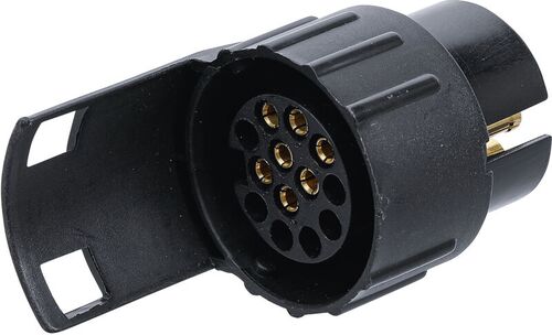 BGS Adapter für Anhängerstecker 12 V | 7-polig auf 13-polig 80753 