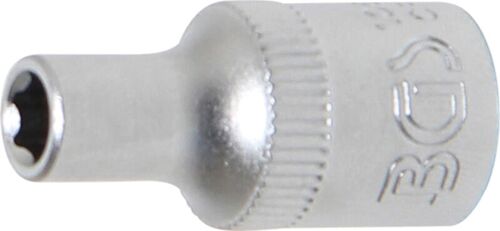BGS Steckschlüssel-Einsatz Sechskant | Antrieb Innenvierkant 6,3 mm (1/4