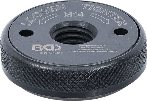 BGS Schnellspannmutter | für Winkelschleifer | M14 9549 