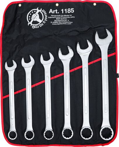 BGS Maul-Ringschlüssel-Satz | XXL | SW 34 - 50 mm | 6-tlg. 1185 