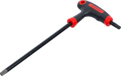 BGS Schraubendreher mit T-Griff und seitlicher Klinge | T-Profil (für Torx) mit/ohne Bohrung T50 7880-T50 