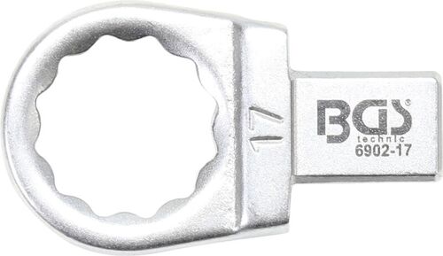 BGS Einsteck-Ringschlüssel | 17 mm | Aufnahme 9 x 12 mm 6902-17 