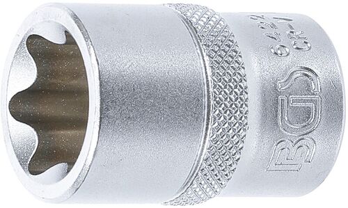 BGS Steckschlüssel-Einsatz E-Profil | Antrieb Innenvierkant 12,5 mm (1/2