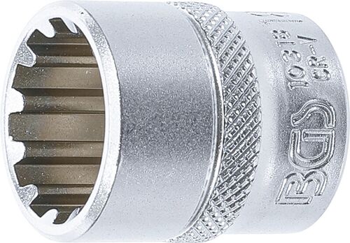 BGS Steckschlüssel-Einsatz Gear Lock | Antrieb Innenvierkant 10 mm (3/8