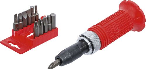 BGS Hand-Schlagschrauber-Satz inkl. Bits | Abtrieb Innensechskant 12,5 mm (1/2