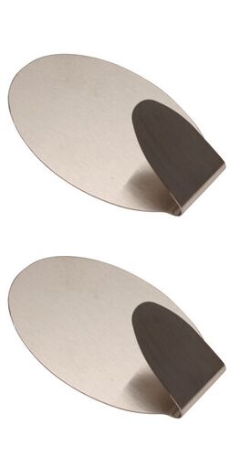 BGS Edelstahl-Klebehaken | 45 x 70 mm | 1,5 kg | 2-tlg. 88232 