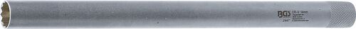 BGS Zündkerzen-Einsatz mit Magnet, Zwölfkant, extra lang | Antrieb Innenvierkant 10 mm (3/8