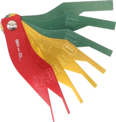 BGS Bremsbelag-Verschleißlehren-Satz | Aluminium | 8-tlg. 9440 