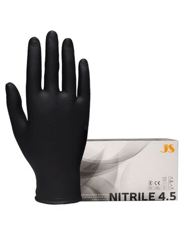 ATP Nitrilhandschuhe Nitrile 4.5 schwarz Gr. L Inh. 100 180357 